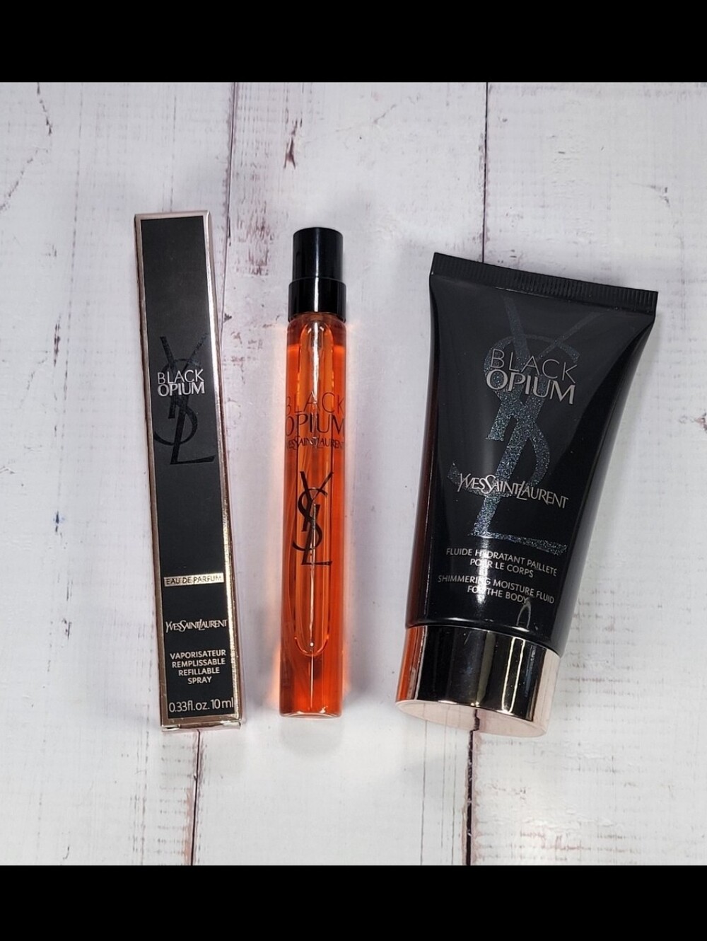 YSL Black Opium Eau de Parfume and Body Lotion Set - Picture 2 of 11